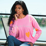 Alison Sheri Heart Sweater - Style A45130