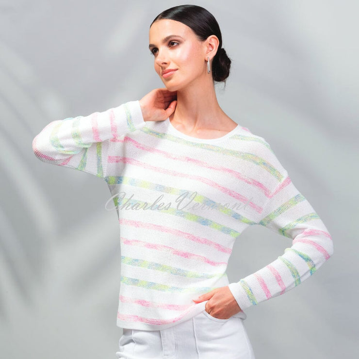 Alison Sheri Striped Sweater - Style A45132