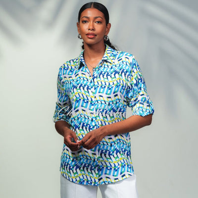 Alison Sheri Abstract Print Blouse - Style A45292