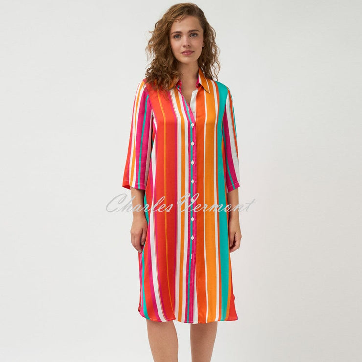 Tinta 'Mulan' Striped Shirt Dress - Style 3803420