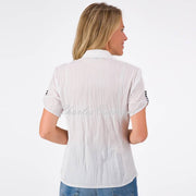 Just White Blouse - Style J2845