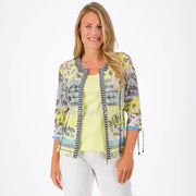 Just White Jacket with Embellished Detail - Style J2921