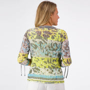 Just White Jacket with Embellished Detail - Style J2921