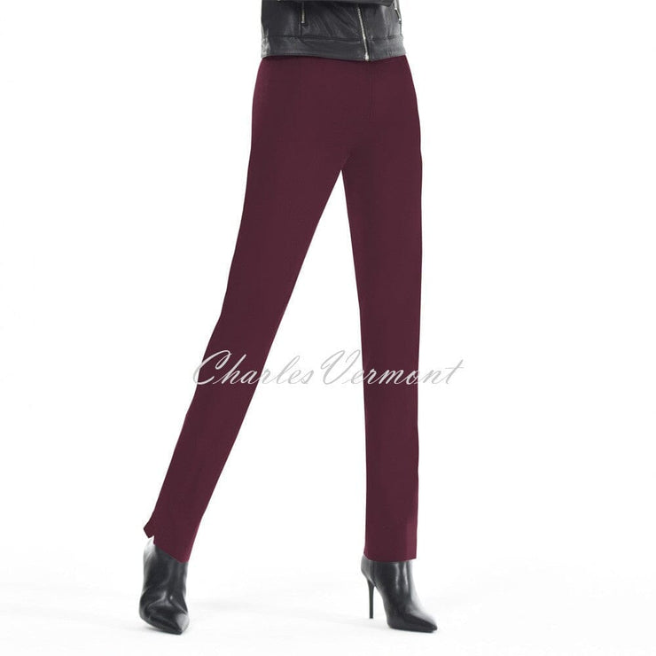 Robell Marie Trouser 51412-5499-560 (Aubergine) – SHORTER LENGTH 29"