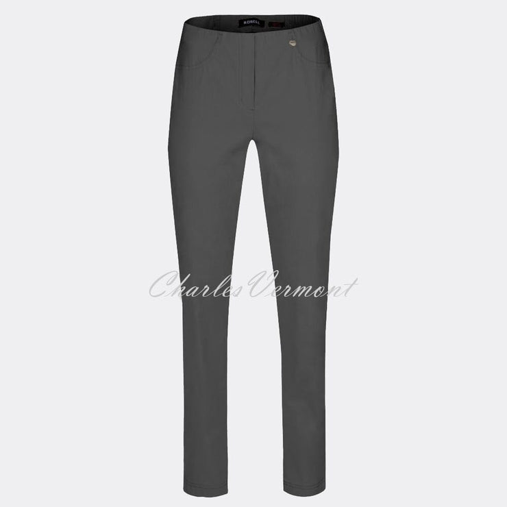 Robell Bella Trouser 51559-5499-97 (Charcoal) – SHORTER LENGTH 29"