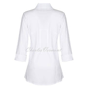 EverSassy Blouse with Diamante Detail - Style 12603 (White)