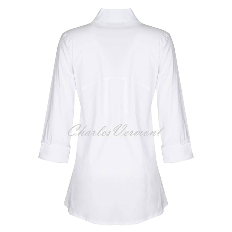 EverSassy Blouse with Diamante Detail - Style 12603 (White)