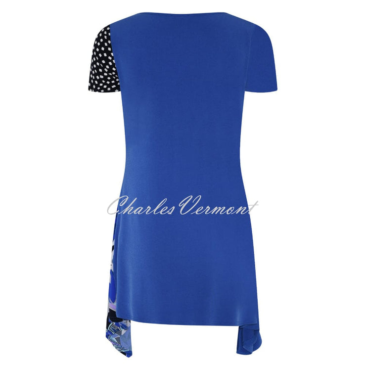 Tia Tunic Top - Style 74833-7839-65 (Cornflower Blue / Multi)