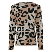 I'cona Diamante Animal Print Sweater - Style 64132-60002-131