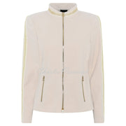 I'cona Luxe Fleece Jacket With Gold Detail - Style 67143-60089-14