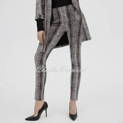 Joseph Ribkoff Snakeskin Print Trouser - Style 223172 (Beige / Black)