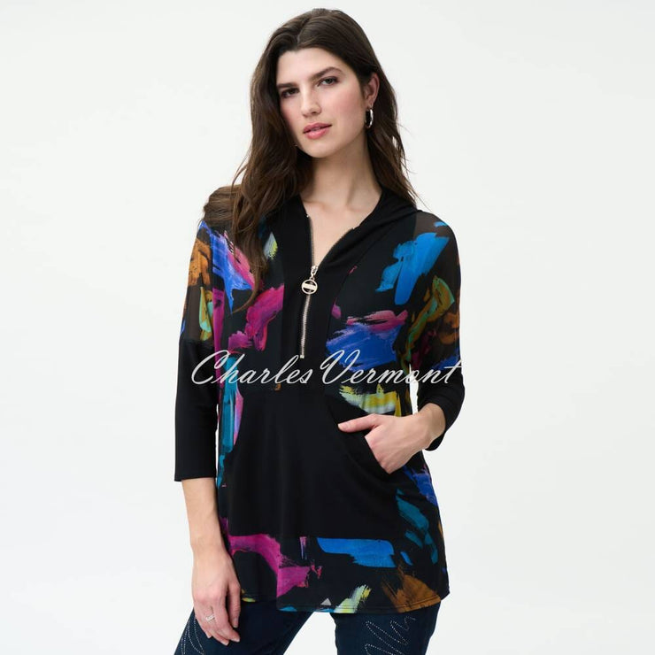 Joseph Ribkoff Hooded Tunic Top - Style 224084