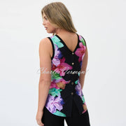 Joseph Ribkoff Reversible Floral Top - Style 231014