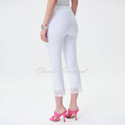 Joseph Ribkoff Lace Ankle Trouser - Style 231154 (White)