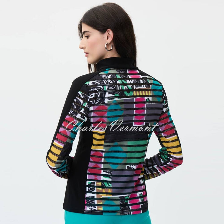 Joseph Ribkoff Shadow Stripe Patterned Jacket - Style 231180