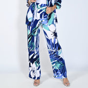 Frank Lyman Floral Print Palazzo Trouser - Style 231237