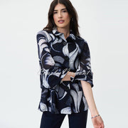 Joseph Ribkoff Jacquard Jacket - Style 231244