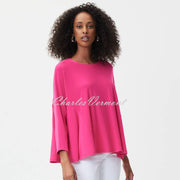 Joseph Ribkoff Flared Top - Style 232002 (Dazzle Pink)