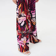 Joseph Ribkoff Printed Palazzo Trouser - Style 232022