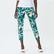 Joseph Ribkoff Cropped Tropical Print Trouser - Style 232259