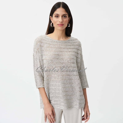 Joseph Ribkoff Knit Sweater Sequin Top - Style 232920