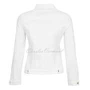 Dolcezza Jacket with Eyelet Detail - Style 23310 (White)