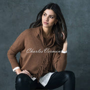 Marble Fringe Sweater - Style 6373-130 (Camel)