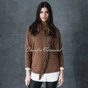 Marble Fringe Sweater - Style 6373-130 (Camel)