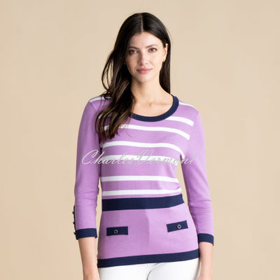 Marble Sweater - Style 6501-197 (Lavender)