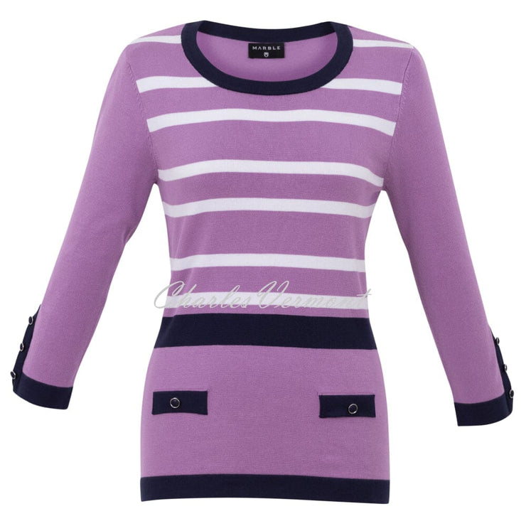 Marble Sweater - Style 6501-197 (Lavender)