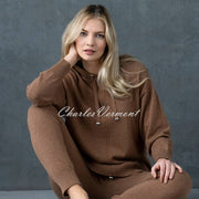 Marble Hooded Sweater - Style 6571-130 (Camel)