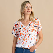 Marble Top - Style 6947-191 (Orange / Multi)