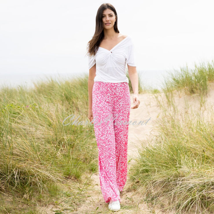 Marble Trouser - Style 6993-194 (Pink / White)