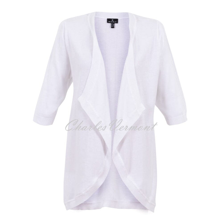 Marble Cardigan - Style 7014-102 (White)