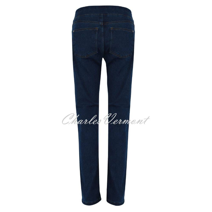 Dolcezza Pull-On Stretch Denim Jean - Style 72407 (Blue Denim)