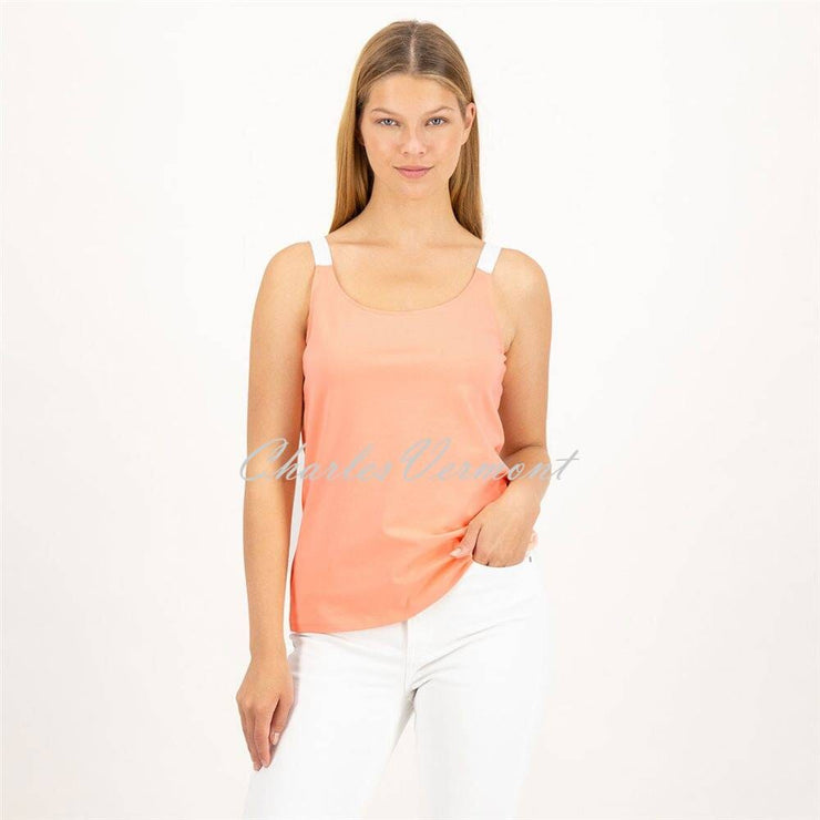 Just White Camisole Top - Style J1683 (Orange)