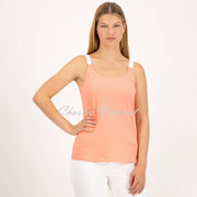 Just White Camisole Top - Style J1683 (Orange)