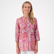 Just White Paisley Blouse - Style J2842