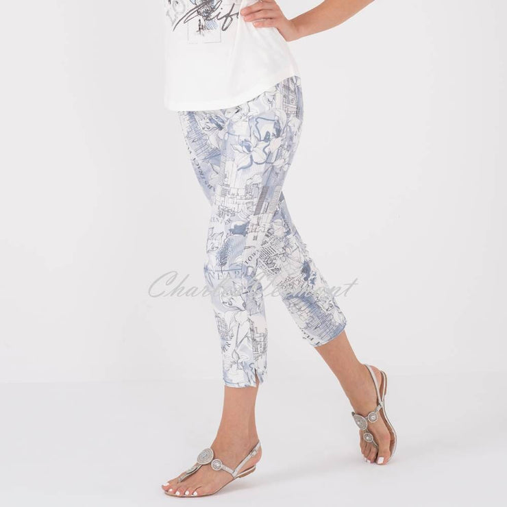 Dolcezza Printed Cropped Trouser – Style 22133