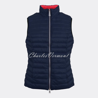 Barbara Lebek Reversible Gilet 56130002 (Red/Navy)