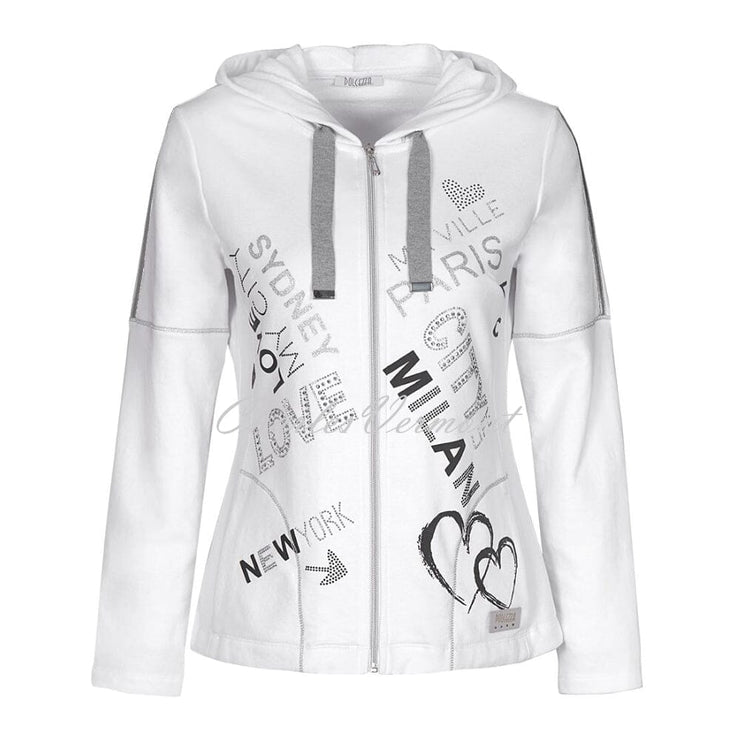 Dolcezza Hoodie Jacket – Style 22123 (White)