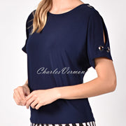 Frank Lyman Top – Style 211019 (Ink Blue)