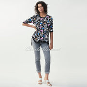 Joseph Ribkoff Multi-Coloured Print Top – Style 221044