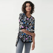 Joseph Ribkoff Multi-Coloured Print Top – Style 221044