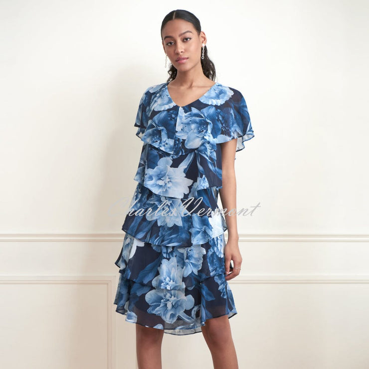 Joseph Ribkoff Tiered Floral Dress – Style 221332