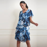 Joseph Ribkoff Tiered Floral Dress – Style 221332