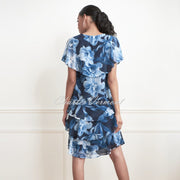 Joseph Ribkoff Tiered Floral Dress – Style 221332