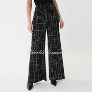 Joseph Ribkoff Geometric Print Wide Leg Trouser – Style 223282