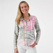 Just White Zip Jacket - Style J2787