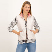 Just White Reversible Gilet Jacket - Style J1413